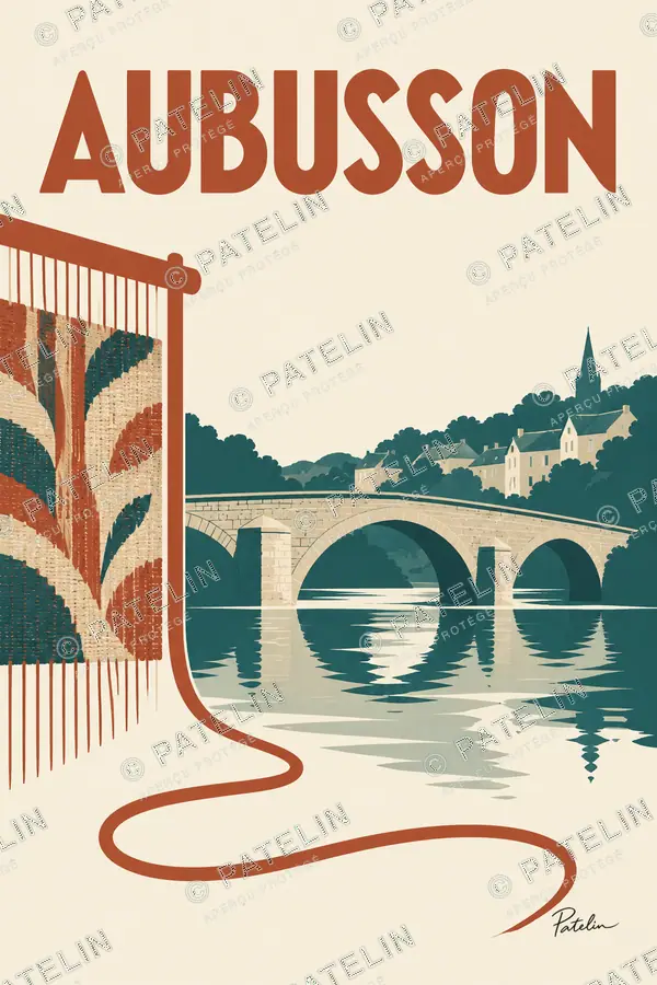 Illustration Aubusson — Aubusson, style Minimal