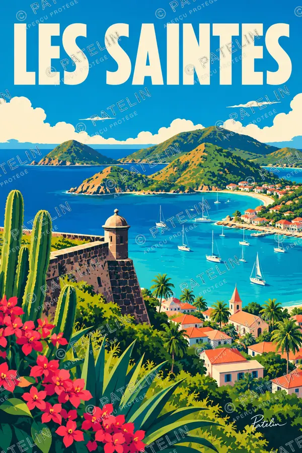 Les Saintes — Les Saintes, illustration Pop