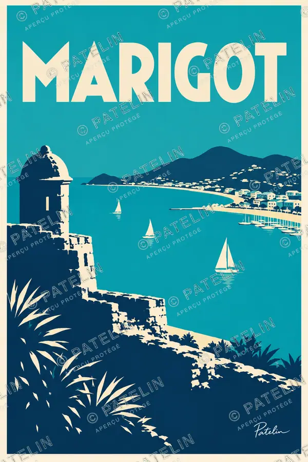 Illustration Marigot — Marigot, style Minimal