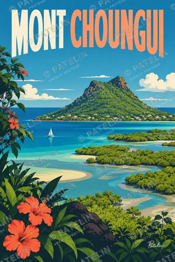 Mont Choungui — Mont Choungui, illustration Pop