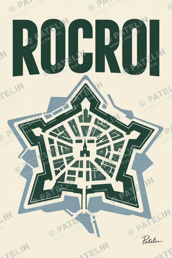Illustration Rocroi — Rocroi, style Minimal