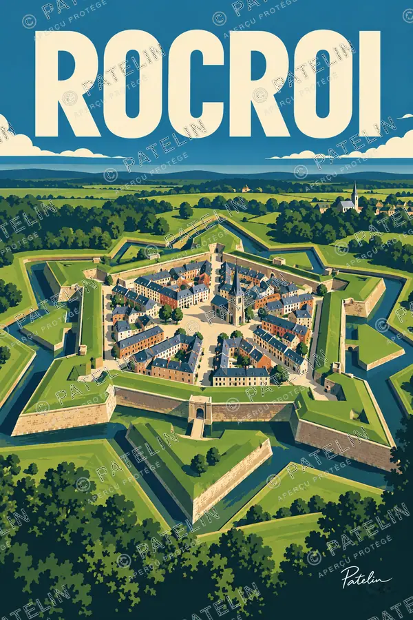 Illustration Rocroi — Rocroi, style Pop