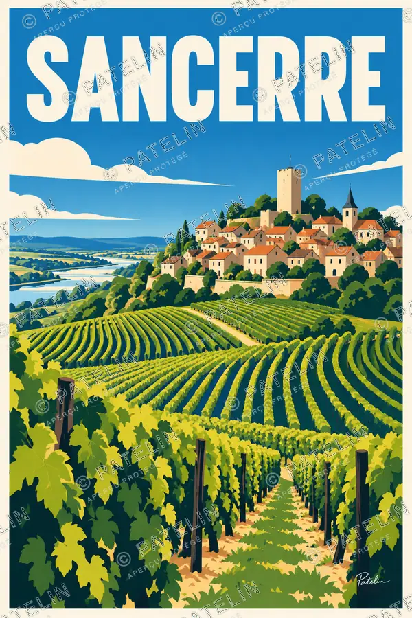 Sancerre — Sancerre, illustration Pop