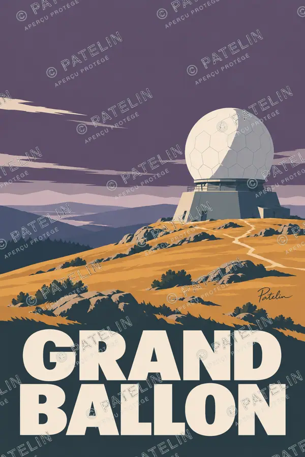 Illustration Grand Ballon — Le Grand Ballon — vue 1, style Minimal