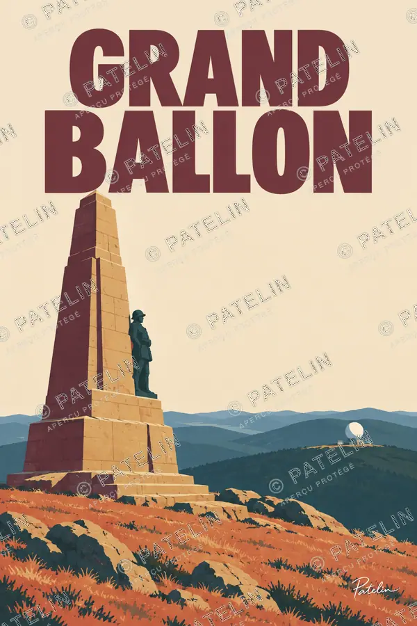 Illustration Grand Ballon — Le Grand Ballon — vue 2, style Minimal